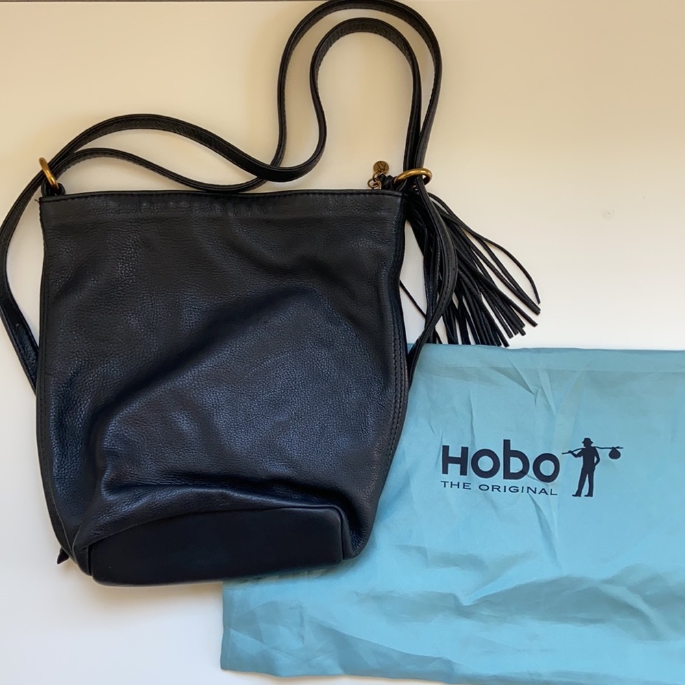 Hobo BLAZE convertible backpack bucket bag BLACK